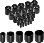 Uxcell 25PCS Round Rubber End Caps 1/4" 3/8" 1/2" 5/8" 3/4" Black Vinyl Cover Sc. Fixed Price $11.99.
