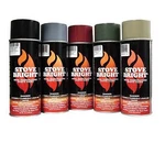 Stove Bright #6265 High Temp 12OZ. Aerosol Can Paint- Silver. Fixed Price $23.99.