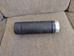 Duravent Pelletvent Pipe Length 3" Diameter X 12" Long #3PVP-12 Painted Black. Fixed Price $19.00.