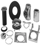 Selkirk 6T-TWK 6" Complete Stove Thru Wall Kit. Fixed Price $651.66.