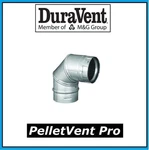 Duravent Pro Pipe 4" Diameter Degree Elbow #4PVP-E90. Fixed Price $139.99.