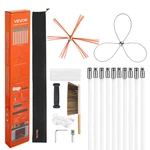 Vevor Chimney Sweep Kit 33 Ft Maximum Extendable Length Brush. Fixed Price $106.46.