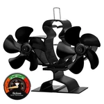 Sckee 10 Blade Wood Stove Fan, Dual Motor Fireplace Heat Powered. Fixed Price $51.71.