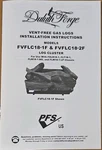 Duluth Forge DLS-18R-1 Dual Fuel Ventless Fireplace. Fixed Price $225.00.