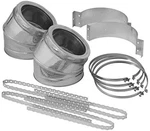 Supervent 6" Id Class-a Insulated Double Wall 30 Elbow Kit. Fixed Price $247.99.