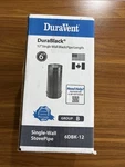 Duravent Durablack 6DBK-12 Single Wall Stove Pipe, 6" X 12", Black, Steel. Fixed Price $24.00.
