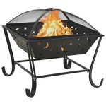 Pit Outdoor Fireplace For Camping Firebowl With Poker Xxl Steel Vidaxl. Fixed Price $83.99.