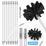 Dryer Vent Cleaner Kit, Flexible Lint Brush With Drill Attachment Dust Chimney. Fixed Price $16.37.