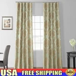Room Darkening Lined Curtain Panel 120 Inch Heavyweight Polyester Weighted Hem. Fixed Price $53.09.
