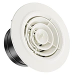 4 Round Air Vent, Hg Power Adjustable Abs Inch, White And Black. Fixed Price $19.14.