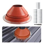 High Temp Boot Kit For Metal Roofing - 6" 11" Wood Stove Pipe. Fixed Price $64.39.