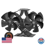 Miaton Wood Stove Fan Heat Powered Non Electric Activated For Bu. Fixed Price $46.53.