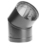 Duravent Dvl Galvanized Double Wall Stove Pipe 45 Degree Elbow, Black (open Box). Fixed Price $43.16.
