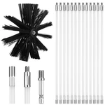 Wire Chimney Cleaning Brush With 1/4 Npt Fitting And 12 Rods, 6 Inch Round Steel. Fixed Price $40.67.