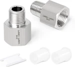 Taisher 2PCS Forging Of 316L Stainless Steel Pipe 1/8 Mnpt X 1/4 Fnpt, Silver. Fixed Price $16.17.