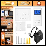 Remote Control Thermostatic Kit For Gas Fireplaces & Stoves - Millivolt Valve. Fixed Price $77.99.