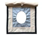 Rxqnn Fire Retardant 4.5" Canvas Tent Stove Jack Kit With Rain 5", Beige. Fixed Price $45.82.