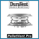 Duravent Pelletvent Pro Pipe 3" Diameter Vertical Cap #3PVP-VC New!. Fixed Price $76.99.