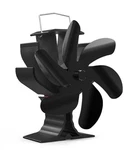 Hidalife Wood Stove Fan, Fireplace Heat Powered 2.2 X 3.5 7.9 Inches, Black. Fixed Price $33.99.