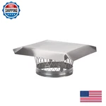 Hy-c LC8 Round Stainless Steel Clamp On Single Flue Liner Chimney Cap. Fixed Price $157.14.