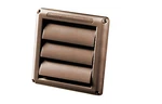 Deflecto HS4B 4" Brown Louvered Vent Hood Dryer Wall Exhaust. Fixed Price $5.54.
