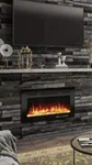 New- 30 Electric Linear Led Fireplace With Remote Control Can Heat 400 Sq Ft.. Fixed Price $169.00.