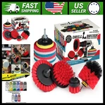 Drillbrush Heavy Duty Nylon Scrub Set For Outdoor Cleaning. Fixed Price $69.99.
