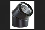 Simpson Duravent Elbow Direct 4" Id X 6-5/8" Od 45 Deg. Black. Fixed Price $90.00.