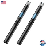 Topkay 2X Electric Candle Lighters Windproof Flameless Usb Rechargeable. Fixed Price $12.81.