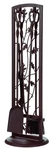 Panacea Colonial Brown Powder Coated Steel Fireplace Tool Set. Fixed Price $100.88.