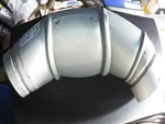 Selkirk 3" 103230 90 Adjustable Angle Alum. & Galv. Gas Vent Elbow Heavy Duty. Fixed Price $18.00.