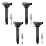 Jdmon Set Of 4 Ignition Coils Pack With Spark Plugs Compatible Toyota Ca.... Fixed Price $97.97.