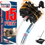 15 Feet Dryer Vent Cleaner Kit/lint Remover/upgraded Flexible Quick-snap Brush W. Fixed Price $27.00.