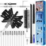 50 Feet Dryer Vent Cleaning Kit For Drill Lint Removes Sy.... Fixed Price $72.27.