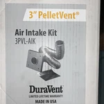 Duravent Pelletvent Air Intake Installation Kit 3PVL-AIK. Fixed Price $49.00.