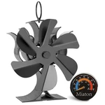 Wood Stove Fan Heat Powered Non Electric Activated For Burnin.... Fixed Price $29.74.