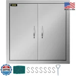 Vevor Bbq Access Door 24W X 24H Inch, Grill Double Brushed Stainless. Fixed Price $83.99.