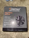 Tomersun Wood Stove Fan Powered Heater Fireplace VDSF616BU. Fixed Price $39.95.