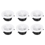 Patikil 4 Round Air Vent Cover, 6 Pcs Abs Rotatable Louver Inch, White. Fixed Price $34.52.