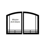 Empire Doors, Mission Arch, 36, Matte Black. Fixed Price $835.00.