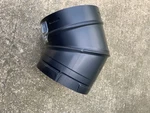 Duravent Directvent Pro 4" X 6-5/8" Black Degree Elbow #46DVA-E45B. Fixed Price $75.00.
