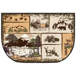 Demissle Fireplace Hearth Rug Mats Cabin Southwestern Fireproof Fir.... Fixed Price $47.76.