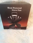 Zhengxoo Heat Powered Stove Fan Silent Flue Pipe 600A2. Fixed Price $35.00.