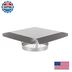 Hy-c LC10 Round Stainless Steel Clamp On Single Flue Liner Chimney Cap. Fixed Price $182.16.