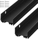 2 Sets Door Sweep Plastic Pvc 1 3/4" 36" Slide On Bottom Exterior Seal.... Fixed Price $46.34.