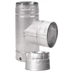 Duravent Pellet Stove Pipe 3 Inch Tee Clean Out Cap Chimney Accessory Parts. Fixed Price $84.75.