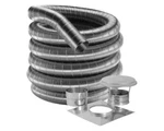 Duravent 6-INCH 304 Stainless Steel Chimney Liner Kit For Fireplace Inserts -.... Fixed Price $980.16.