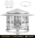 8-INCH Stainless Steel Cone Top Round Chimney Cap For Ventilation. Fixed Price $59.98.