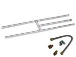 Afg Rectangular Fireplace H-burner, Ng, 24IN. X 6IN.. Fixed Price $113.99.