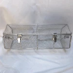 Skyflame Stainless Steel Rotisserie Grill Basket Universal Fit Square Hex. Fixed Price $50.00.